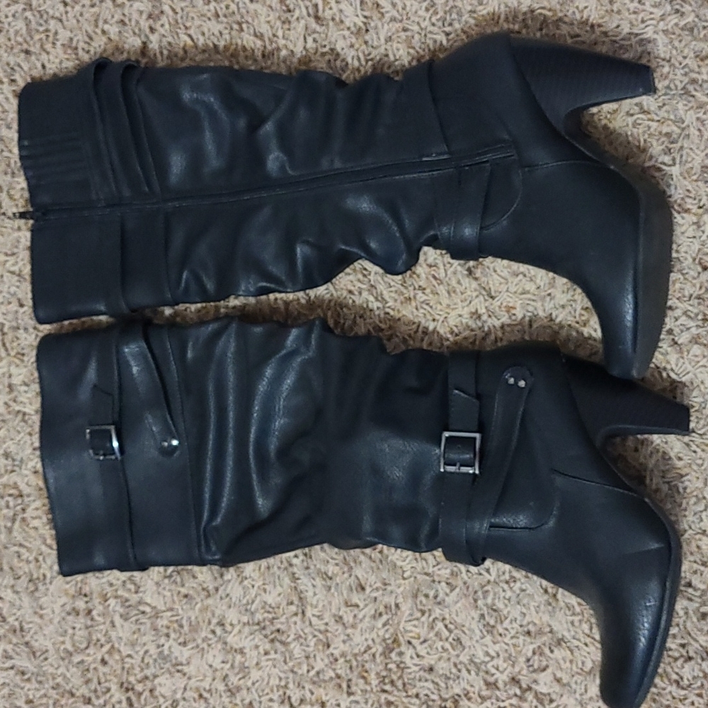 Black boots